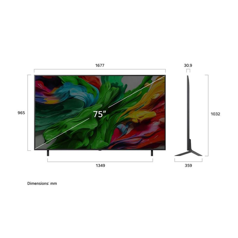 TELEVISOR LG DE 75" QNED EVO AI MINILED 4K WEBOS 75QNED85ASG
