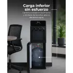 DISPENSADOR DE AGUA DRIJA DE CARGA INFERIOR DE 20L COLOR NEGRO ACQUA