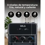 DISPENSADOR DE AGUA DRIJA DE CARGA INFERIOR DE 20L COLOR NEGRO ACQUA