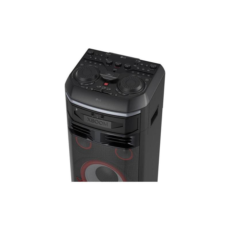 TORRE DE SONIDO LG XBOOM DE 2000W KARAOKE STAR PRO DJ WHEEL OK99M