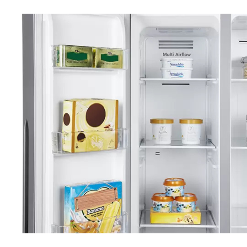 Hisense Refrigerador side by side de 15.6cuft inverter RS3P428NEDA2