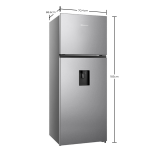 REFRIGERADOR HISENSE 16.5P³ TOP MOUNT INVERTER CON DISPENSADOR DE AGUA RT16N6CDX
