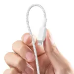 CABLE ANKER TRENZADO TIPO USB-C A LIGHTNING 6FT DE CARGA RÁPIDA BLANCO A81B6H21