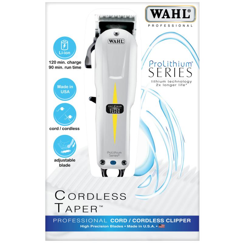 CORTADORA DE CABELLO WAHL SUPER TAPER CORD/CORDLESS 8591008