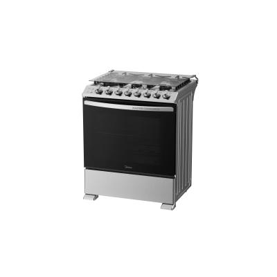 ESTUFA A GAS MIDEA 30" CON HORNO Y 6 QUEMADORES MGS30FS1LIFSSST