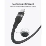 CABLE ANKER USB-C 3FT 240W NEGRO A82E2H11