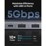 ADAPTADOR HUB ANKER NANO MULTIPUERTO USB 7-EN-1 CON 4K Y HDMI 100W A83D2HA1