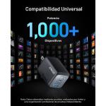 CARGADOR DE PARED ANKER PRIME GAN 67W CON 3 PUERTOS USB-C NEGRO A2669113