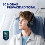 AUDÍFONOS SOUNDCORE SPACE Q45 CANCELACIÓN DE RUIDO Y LARGA DURACIÓN NEGRO A3040011
