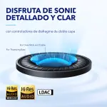 AUDÍFONOS SOUNDCORE SPACE Q45 CANCELACIÓN DE RUIDO Y LARGA DURACIÓN NEGRO A3040011