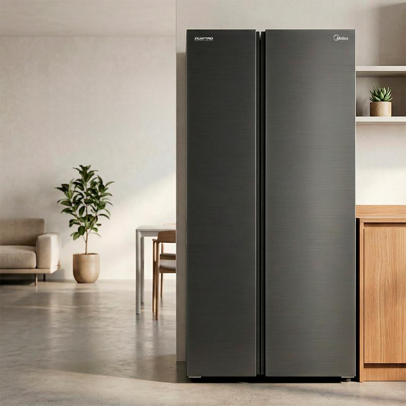 REFRIGERADORA SIDE BY SIDE 25P³ MIDEA SPACEMASTER MDRS925MGM45A
