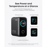 CARGADOR ANKER CON PANTALLA INTELIGENTE 140W 4 PUERTOS PD 3.1 USB-C NEGRO B2697JZ1