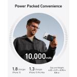 BATERÍA EXTERNA ANKER MAGGO CON SMART DISPLAY 27W CARGA RÁPIDA 10K MAH NEGRA A1654H11
