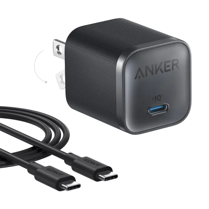 CARGADOR ANKER NANO CHARRGER 45W NEGRO A2692111