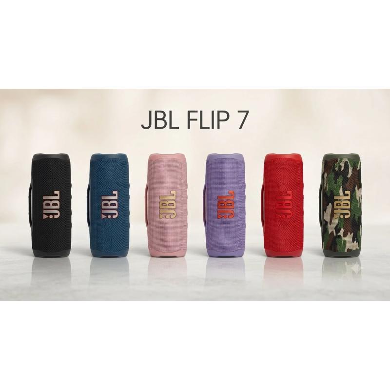 BOCINA PORTÁTIL JBL FLIP7 RESISTENTE AL AGUA Y A LAS CAÍDAS