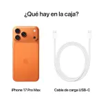 CELULAR IPHONE 17 PRO MAX CON 12GB RAM 256GB COSMIC ORANGE MFYN4BEA