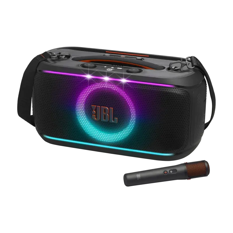 BOCINA PORTÁTIL JBL PARTYBOX ON-THE-GO 2 PLUS CON KARAOKE JBLPBOTG2PLBAM