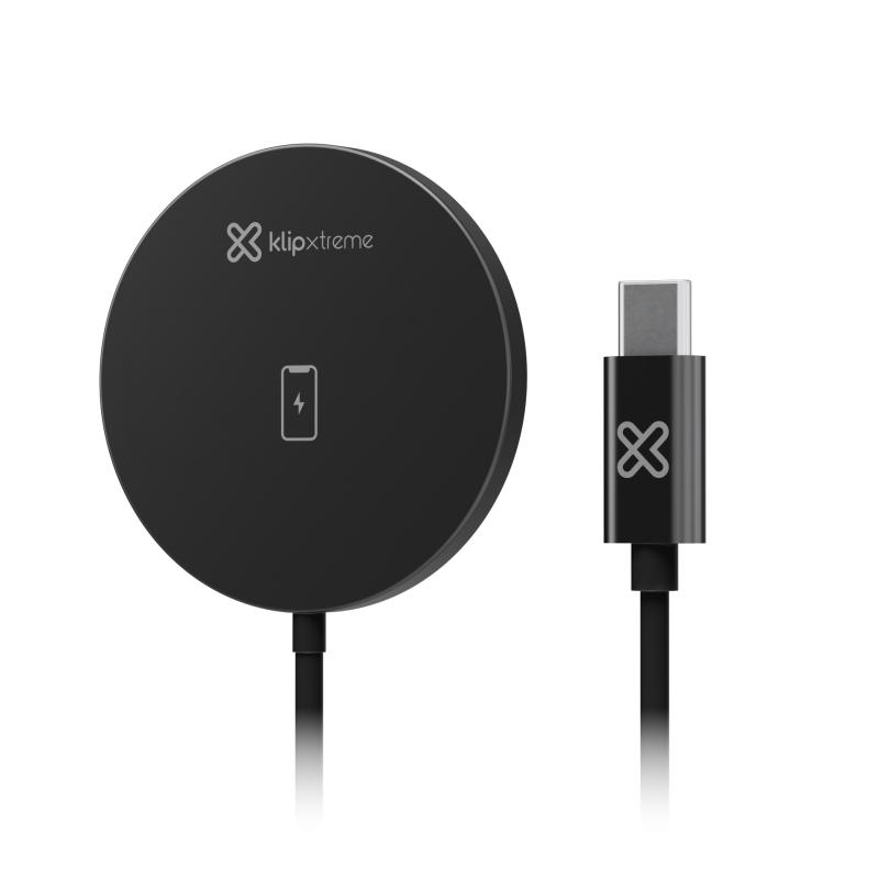 BASE KLIP XTREME DE CARGA INALÁMBRICA MAGNÉTICA DE 15W KDC010
