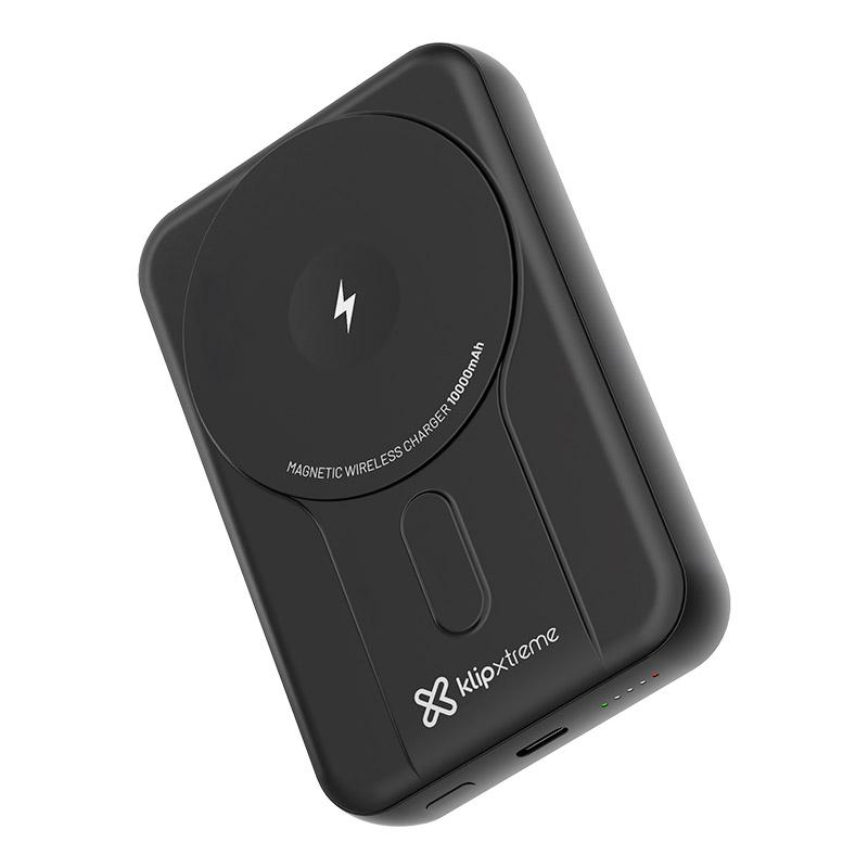 BATERÍA EXTERNA PORTÁTIL KLIP XTREME 15W CARGA INALÁMBRICA 1OK MAH KPB600WC