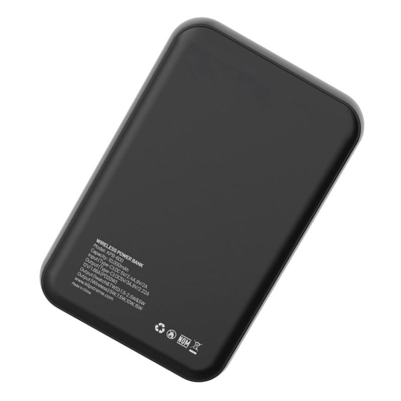 BATERÍA EXTERNA PORTÁTIL KLIP XTREME 15W CARGA INALÁMBRICA 1OK MAH KPB600WC