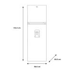 REFRIGERADORA TOP MOUNT INVERTER QUATTRO MIDEA DE 12P³ MDRT489MTM46WD