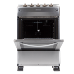 ESTUFA A GAS NISATO 4 QUEMADORES 24" NPX6064TLEPHFM
