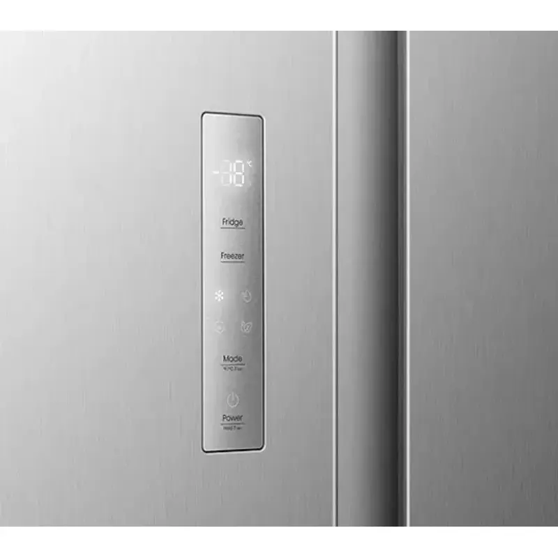 REFRIGERADORA HISENSE SIDE BY SIDE CON DISPENSADOR DE AGUA 19.1FT³ RS3P558NMCB