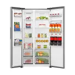 REFRIGERADORA HISENSE SIDE BY SIDE CON DISPENSADOR DE AGUA 19.1FT³ RS3P558NMCB