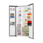 REFRIGERADORA HISENSE SIDE BY SIDE CON DISPENSADOR DE AGUA 19.1FT³ RS3P558NMCB