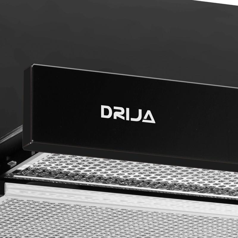 EXTRACTOR DE GRASA EMPOTRABLE DRIJA 60CM NEGRO RETRACTILTOUCH60BLACK
