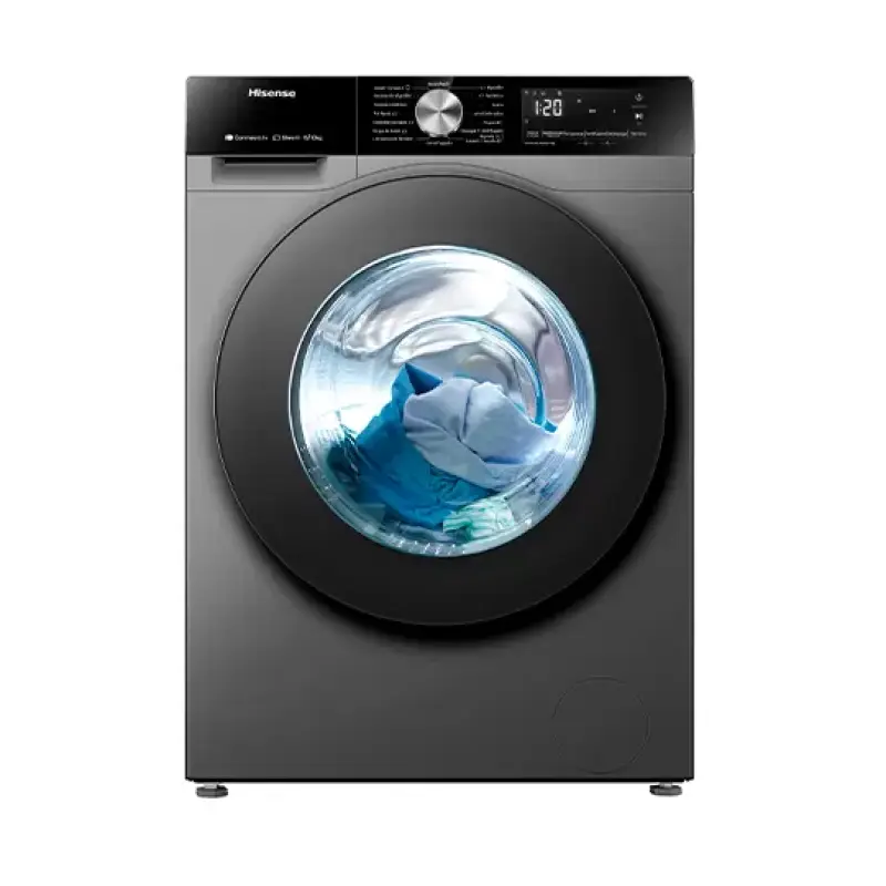 Hisense Lavadora secadora 2en1 15kg - 10kg carga frontal color gris wd3s1543