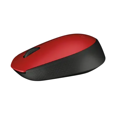 LOGITECH MOUSE INALAMBRICO PLUG AND PLAY ROJO M170