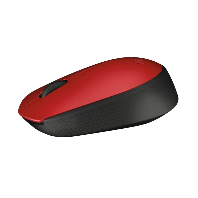 LOGITECH MOUSE INALAMBRICO PLUG AND PLAY ROJO M170