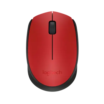 LOGITECH MOUSE INALAMBRICO PLUG AND PLAY ROJO M170