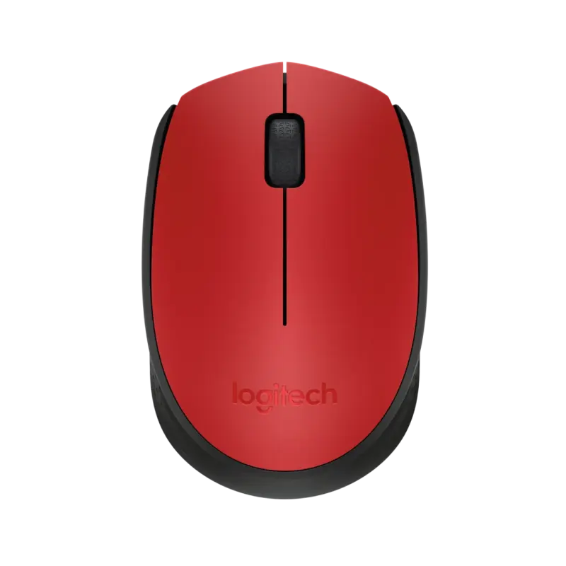 LOGITECH MOUSE INALAMBRICO PLUG AND PLAY ROJO M170