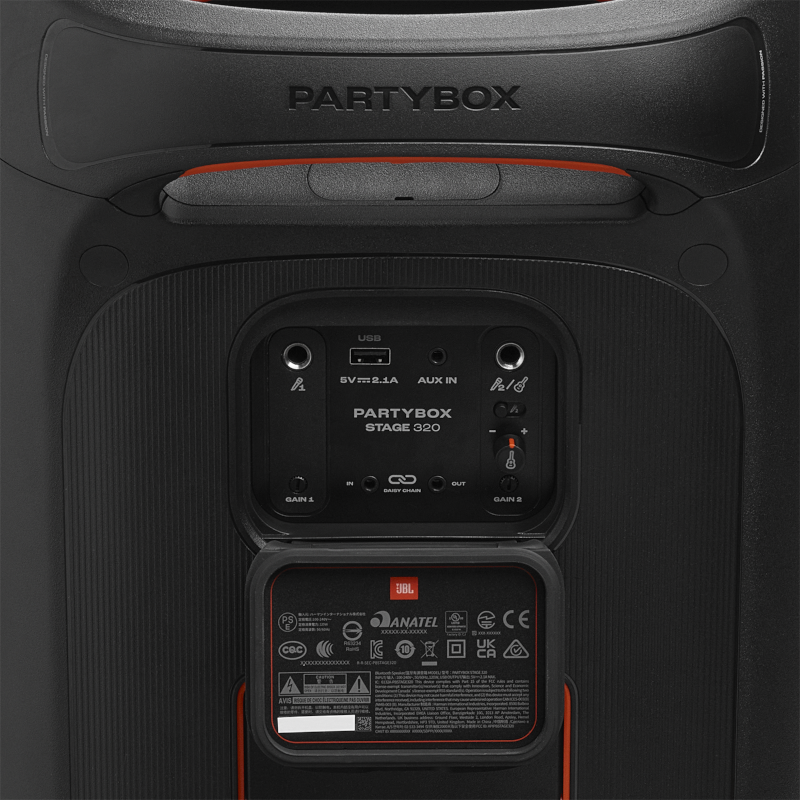 Jbl Bocina portátil partybox stage 320 con bateria recargable