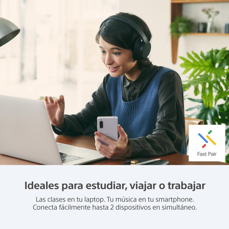 SONY AUDIFONOS INALAMBRICOS CON CANCELACION DE RUIDO COLOR AZUL WHCH720N