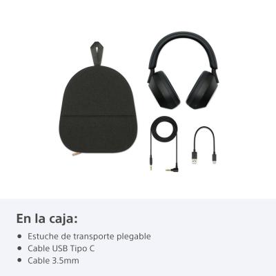 SONY AUDIFONOS INALAMBRICOS CON NOISE CANCELLING DSEE EXTREME WH1000XM5 NEGRO