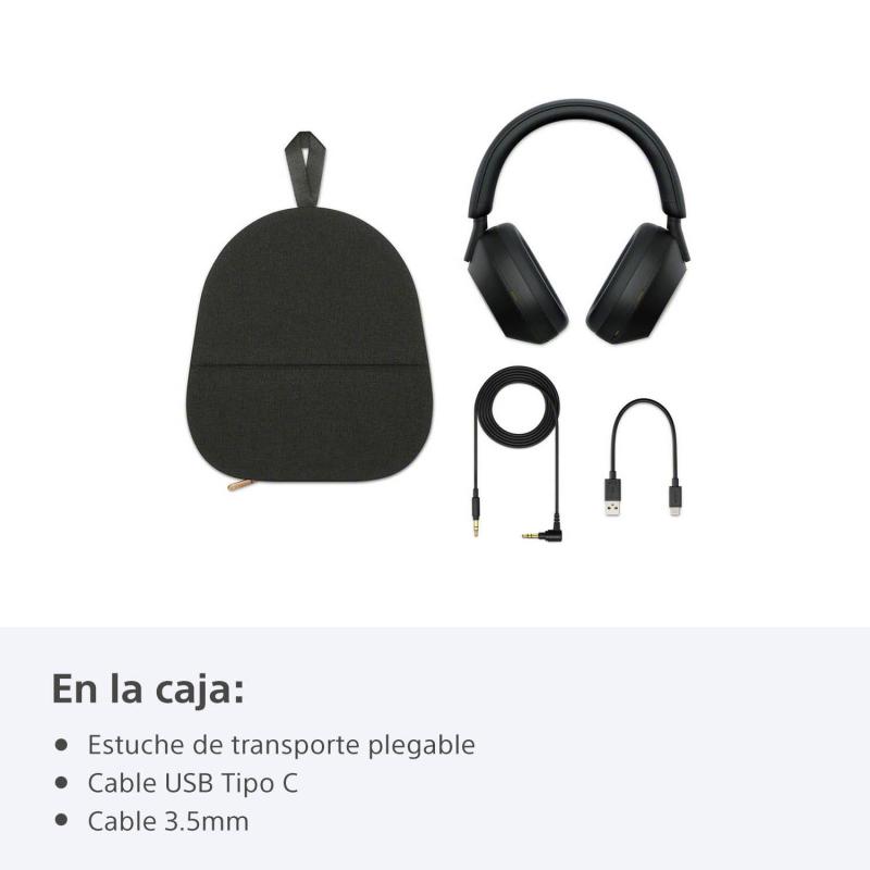SONY AUDIFONOS INALAMBRICOS CON NOISE CANCELLING DSEE EXTREME WH1000XM5 NEGRO