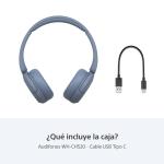 SONY AUDIFONOS INALAMBRICOS DE DIADEMA COLOR AZUL WHCH520