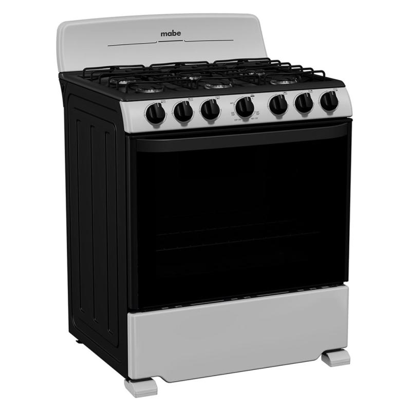 Mabe Estufa a gas con horno 30" plata mercury 7622baps2