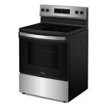 Whirlpool Estufa eléctrica 30" 5.3 cu.ft cooktop flexible elementos duales wfes3030
