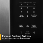 Whirlpool Microondas con extractor de 30" 1.7 pies³ 1000 w acero antihuellas wmms3130