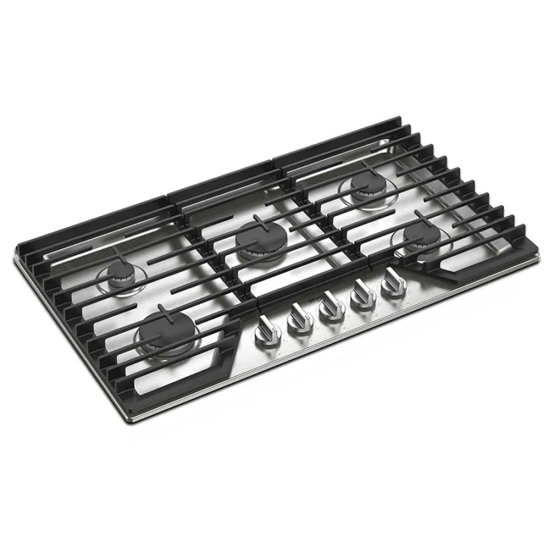 Whirlpool Estufa empotrable a gas 36" de 5 quemadores 5036ps
