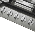 Whirlpool Estufa empotrable a gas 36" de 5 quemadores 5036ps