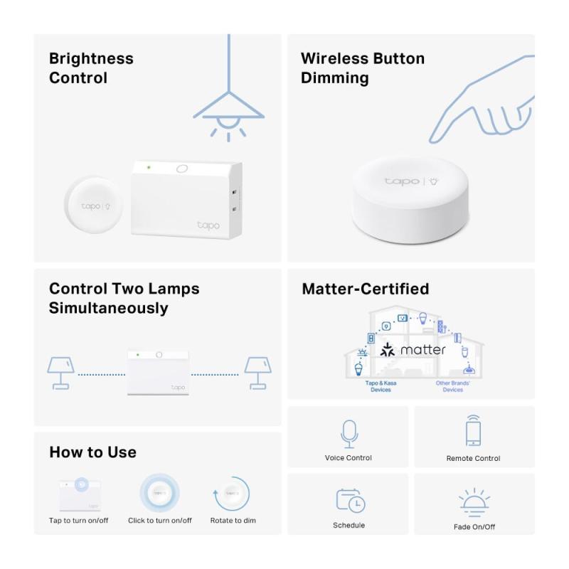 Tp-link Kit regulador de luz wi-fi tapop135