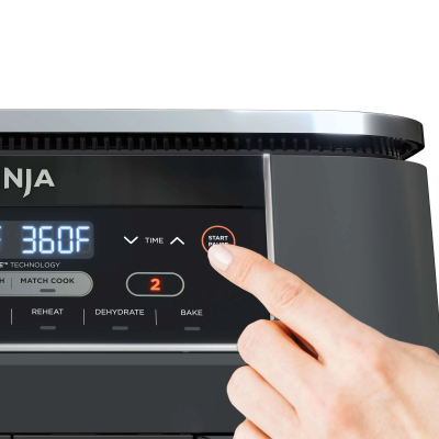 Ninja Freidora de aire foodi con 2 canastas dual zone
