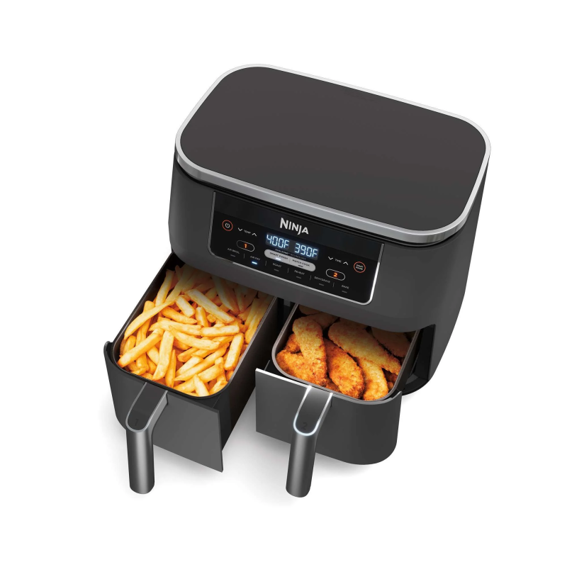 Ninja Freidora de aire foodi con 2 canastas dual zone