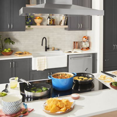 KITCHENAID ESTUFA EMPOTRABLE INDUCCION DE 36" DE 5 QUEMADORES KCIG556