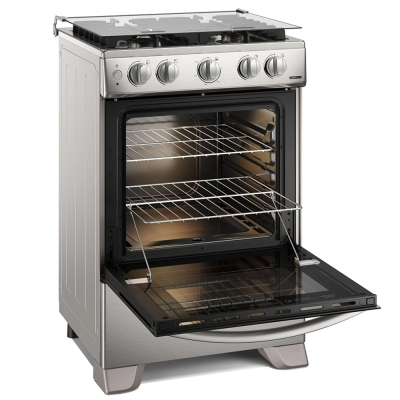 Frigidaire Estufa a gas de 24" 4 quemadores horno multifuncion fkgn24c3
